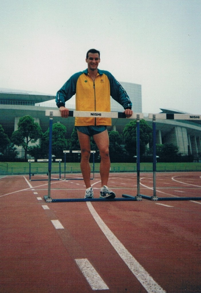 Anderson at the 2001 East Asian Games in Osaka.